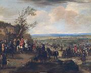 John Wootton The Duke of Marlborough at the Battle of Oudenaarde oil on canvas